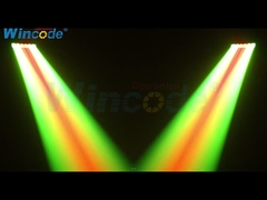 Çifte Yan LED Işığı Zoom Yıkama Strobe Hibrit Hareketli Baş Işığı Müzik Festivali Işık Gösteri