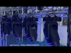 Megapoint Robe480WLL Yüksek Güçlü Hareketli Baş Fener 7500K 8500K Artnet SACN Uyumlu