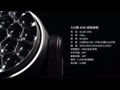 1940 B göz zoom led hareketli kafa