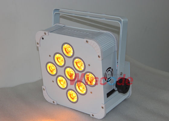 İyi bir fiyat. 9 × 8W RGBW 4 In 1 Kablosuz Pil Güçlü LED Fenerler 12000mAH Öntanımlı Renkler çevrimiçi