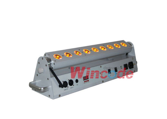 İyi bir fiyat. Altı İçinde Bir Pil Enerjisili Sahne Işıkları 9 × 18W Kablosuz Pille LED Duvar Yıkayıcı çevrimiçi