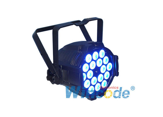 İyi bir fiyat. 4 / 7 Kanallar LED Par 64 Düğün için, Profesyonel Sahne Işığı 18 × 10W çevrimiçi