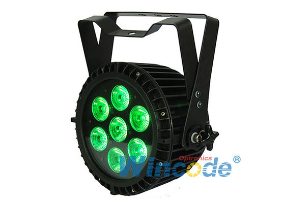 İyi bir fiyat. Yüksek Güçlü LED Par Light Quad Color 4 In1 RGBWA 7 X 10w Hotel için Ses Aktif çevrimiçi