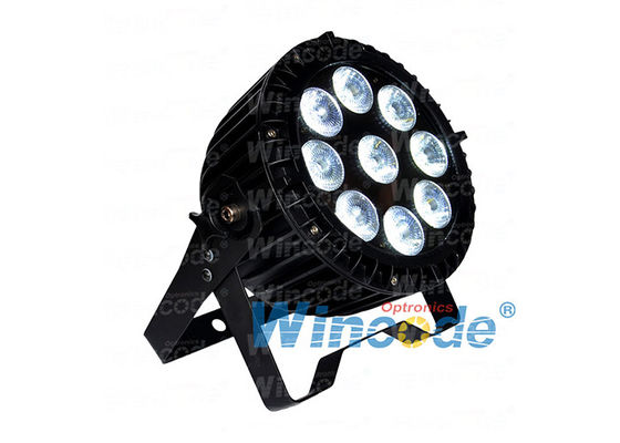 İyi bir fiyat. LED Par 64 Konserve Su geçirmez IP65, 9 * 10W LED Par Sahne Işığı RGBW 4 In1 çevrimiçi