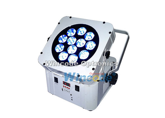 İyi bir fiyat. 12×18W Pille Yürütülen Sahne Işıkları RGBWA + UV 5 In 1 Dj Etkinlikleri İçin Ses Aktif çevrimiçi