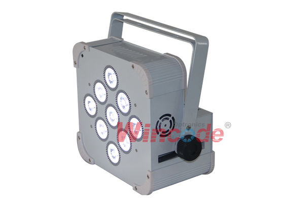 İyi bir fiyat. RGB Üç İçinde Bir Pille Yürütülen Sahne Işıkları 9 × 6W Disko için Kablosuz LED Yükseyici çevrimiçi