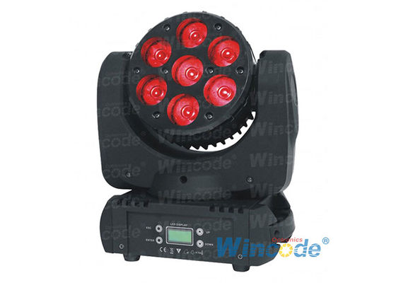 İyi bir fiyat. Hareketli Baş Disko Işığı 7 pcs × 10 Watt, Profesyonel Sahne Işığı 8 ° Işık açısı ile çevrimiçi