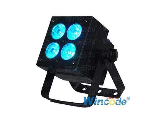 İyi bir fiyat. 4×10W RGBW 4 in 1 LED Par Light, LED Flat Par Light, LED Uplight For Wedding Dj Events çevrimiçi