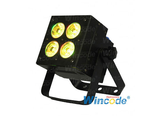 İyi bir fiyat. 4×10W RGBL 4 in 1 LED Par Light, LED Flat Par Light, Düğün DJ Etkinlikleri İçin LED Yukarı Işık çevrimiçi