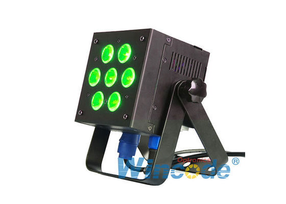 İyi bir fiyat. 7×15W RGBWA 5 in 1 LED Par Light, LED Truss Uplight, LED Slim Par Light For Wedding Dj Events çevrimiçi
