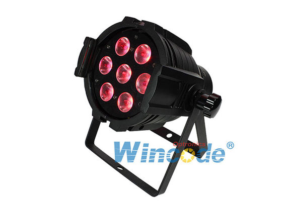 İyi bir fiyat. DMX Profesyonel LED DJ Sahne Işığı 7×8W RGBW 4 in 1 LED Par Light çevrimiçi