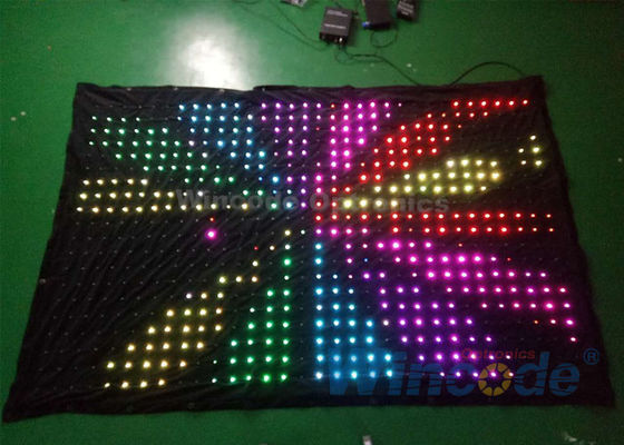 İyi bir fiyat. Yüksek Parlaklıklı P8 Esnek LED Perde 7 Kanal Dmx Kontrolörü Arkaplan için çevrimiçi