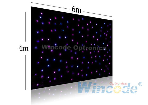 İyi bir fiyat. Parlama Efektleri LED Yıldız Perde 4m X 6m, LED Işık Perde Duvarı RGB / Tek Renkli çevrimiçi