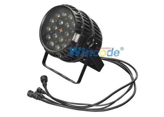 İyi bir fiyat. 18 LED 10W / 15W DMX Kontrol Su geçirmez IP65 Motorlu Zoom LED Par Light Liner Dimming çevrimiçi
