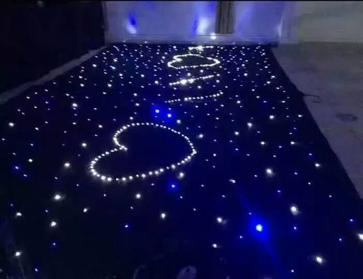 İyi bir fiyat. DJ Masa LED Perde Rengi Değişimi Led Mesh Perde DIY Şekli 20W RGB / Tek Renkli 6 Kanal çevrimiçi