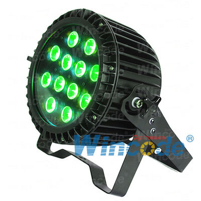 İyi bir fiyat. 12*15 W 5 In 1 RGBWA Mini Flat LED Par Light Outdoor IP65 60 ° Işık açısı çevrimiçi