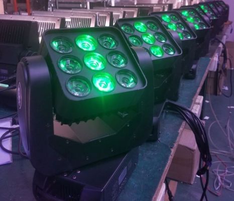 İyi bir fiyat. 9 * 12W LED Mini Renkli Yıkama Hareketli Baş Piksel Haritalama Kontrol Sahne Işığı çevrimiçi