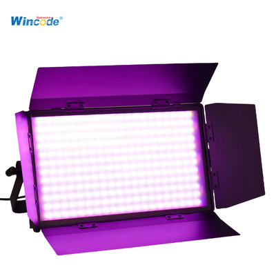 300W RGBW LED Panel Studio Light with Barndoor Adjustable Temp DMX/RDM Control 300W RGBW LED Panel Studio Light with Barndoor Adjustable Temp DMX/RDM Control