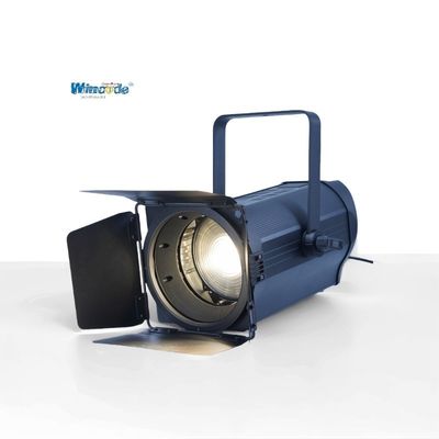 300W LED Fresnel Spotlight Tek Renkli Otomatik Zoom CRI≥95 175mm Len RDM DMX
