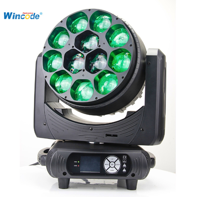 İyi bir fiyat. 12×40W LED Hareketli Baş Işığı Zoom Piksel Fonksiyonu Işık Yıkama Etkileri çevrimiçi