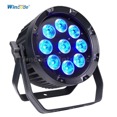 İyi bir fiyat. Profesyonel Kablosuz LED Par Işık 15-45° Lens Seçenekleri ile 9x18W RGBWA+UV 2.4G Alıcı çevrimiçi