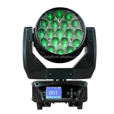 İyi bir fiyat. 19*12W RGBW DMX512 Control LED Moving Head Light with 540° Pan Movement for Stage and Events çevrimiçi