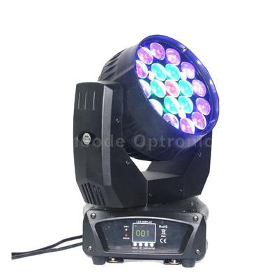 İyi bir fiyat. 19*15W RGBW 4 in 1 LEDs LED Moving Head Light with 50000 Hours Lifespan for Stage Lighting çevrimiçi