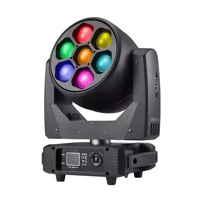İyi bir fiyat. 7x40W RGBW LED Moving Head Light with 50000 Hours Lifespan and 90 CRI for KTV Nightclub Stage Lighting çevrimiçi