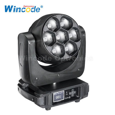 İyi bir fiyat. 7×40W LED Hareketli Baş Işığı Zoom Piksel Fonksiyonu Işık Yıkama Etkileri çevrimiçi